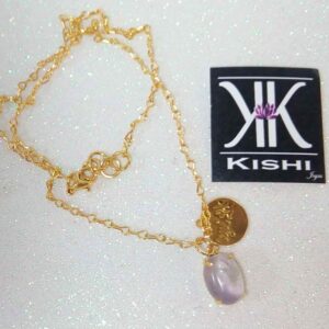 Amethyst quartz fine chain