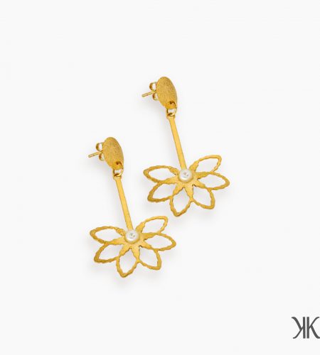 Inverted lotus earrings / Zarcillos Loto invertido